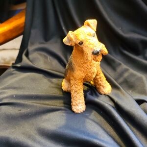 Realistic Brown Dog Figurine